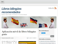 Tablet Screenshot of librobilingue.com